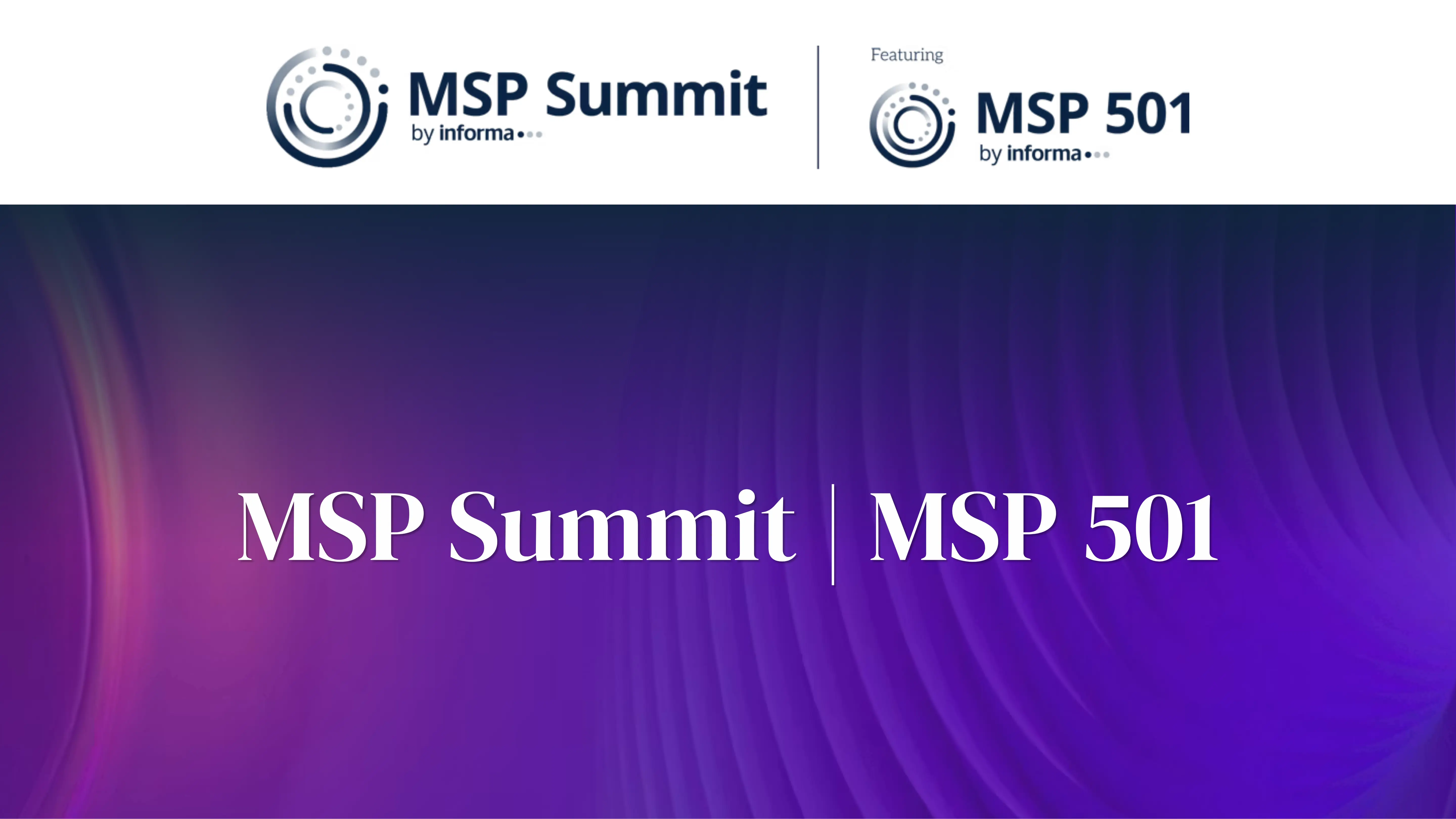 MSP Summit | MSP 501 2026